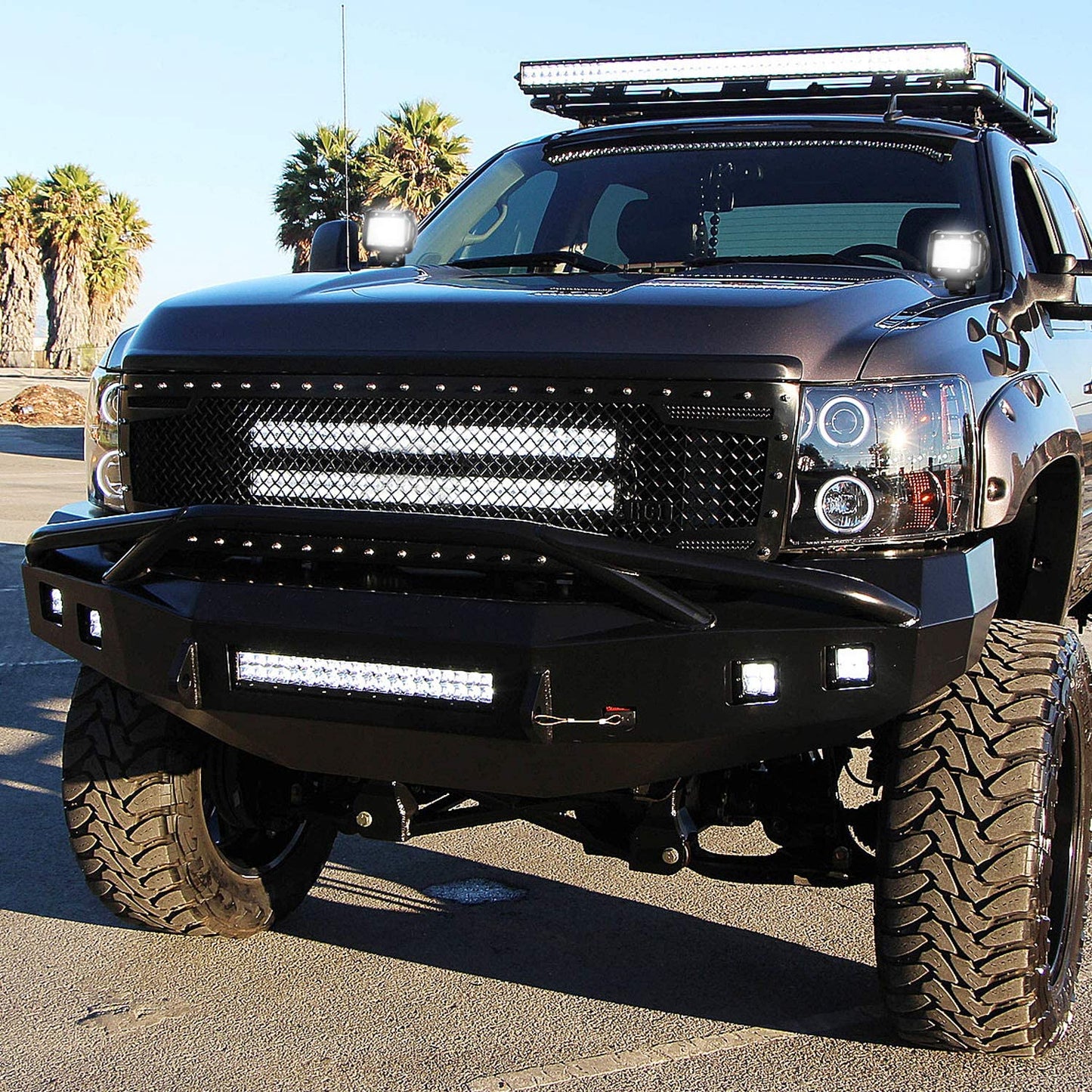 20Inch 288W Triple Row Flood Spot Combo LED Light Bar Waterproof 28800LM off Road Driving Lamp with Wiring Harness for Boat Trucks Pickup Jeep SUV ATV UTV (ZH403)