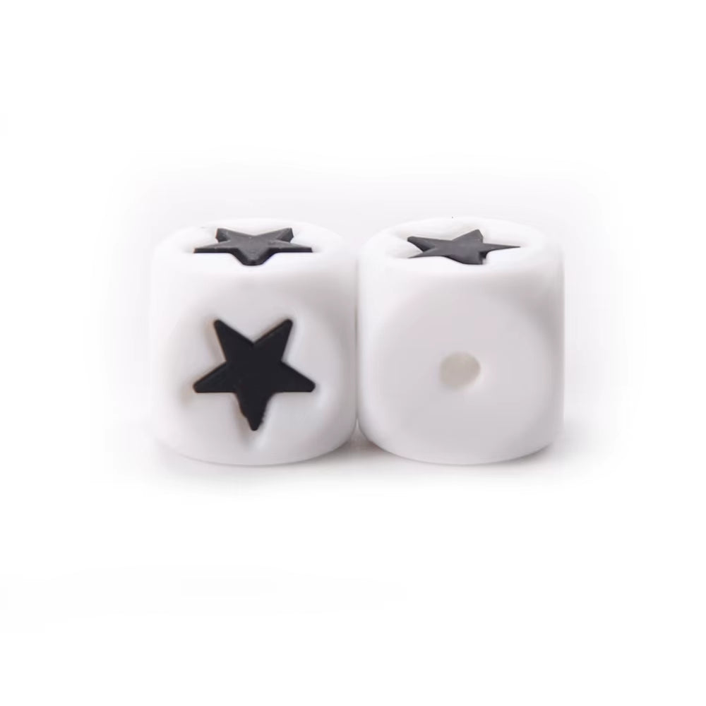 10Pcs 12MM Silicone Letters Beads DIY Jewelry Accessoriesfor to Make Bracelets English Alphabet Beads BPA Free Food Grade