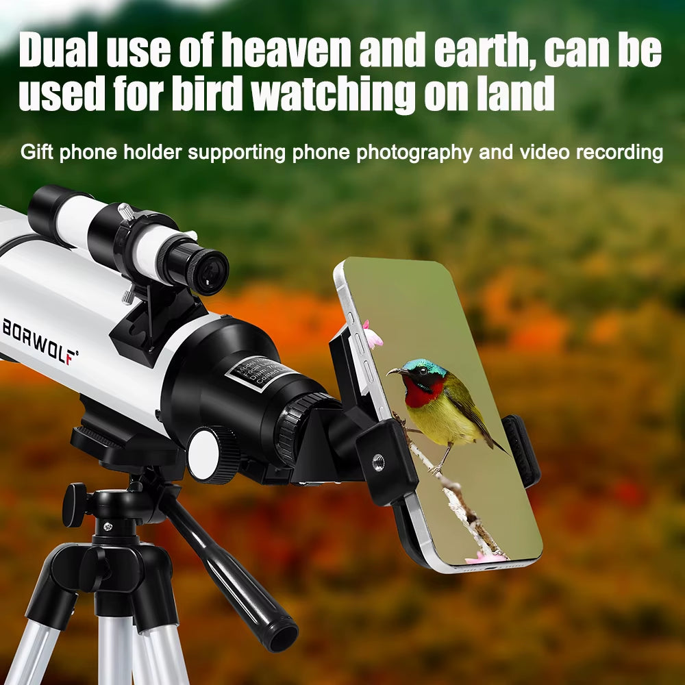 70400 Professional High-Definition Astronomical Telescope 333X to See the Moon and Stars Bird Watching Monocular
