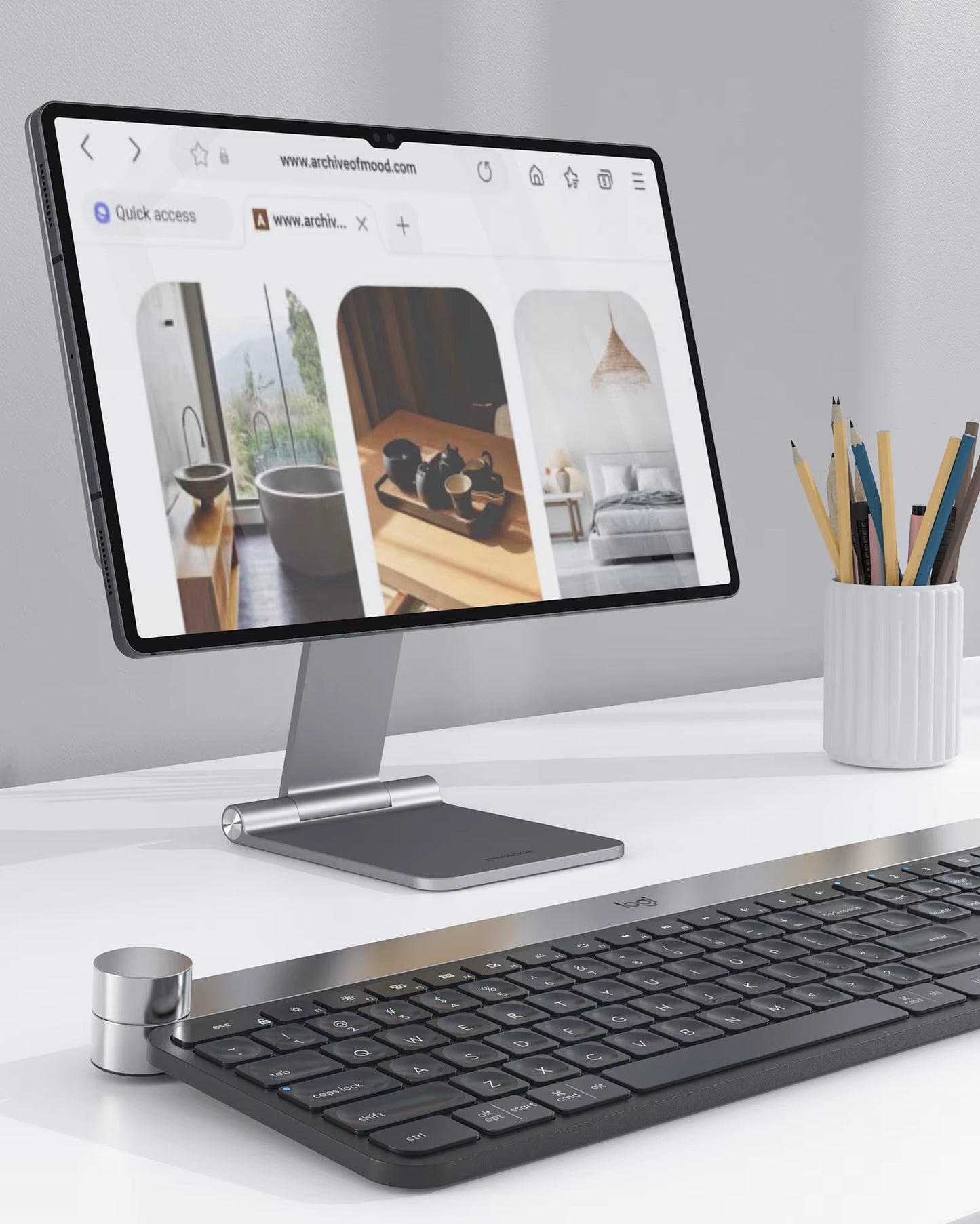 Magnetic Stand for Samsung Galaxy Tab S10/S9/S8 Ultra 14.6 S9/S7/S8 plus S7 FE Foldable Adjustable Desk Holder Bracket