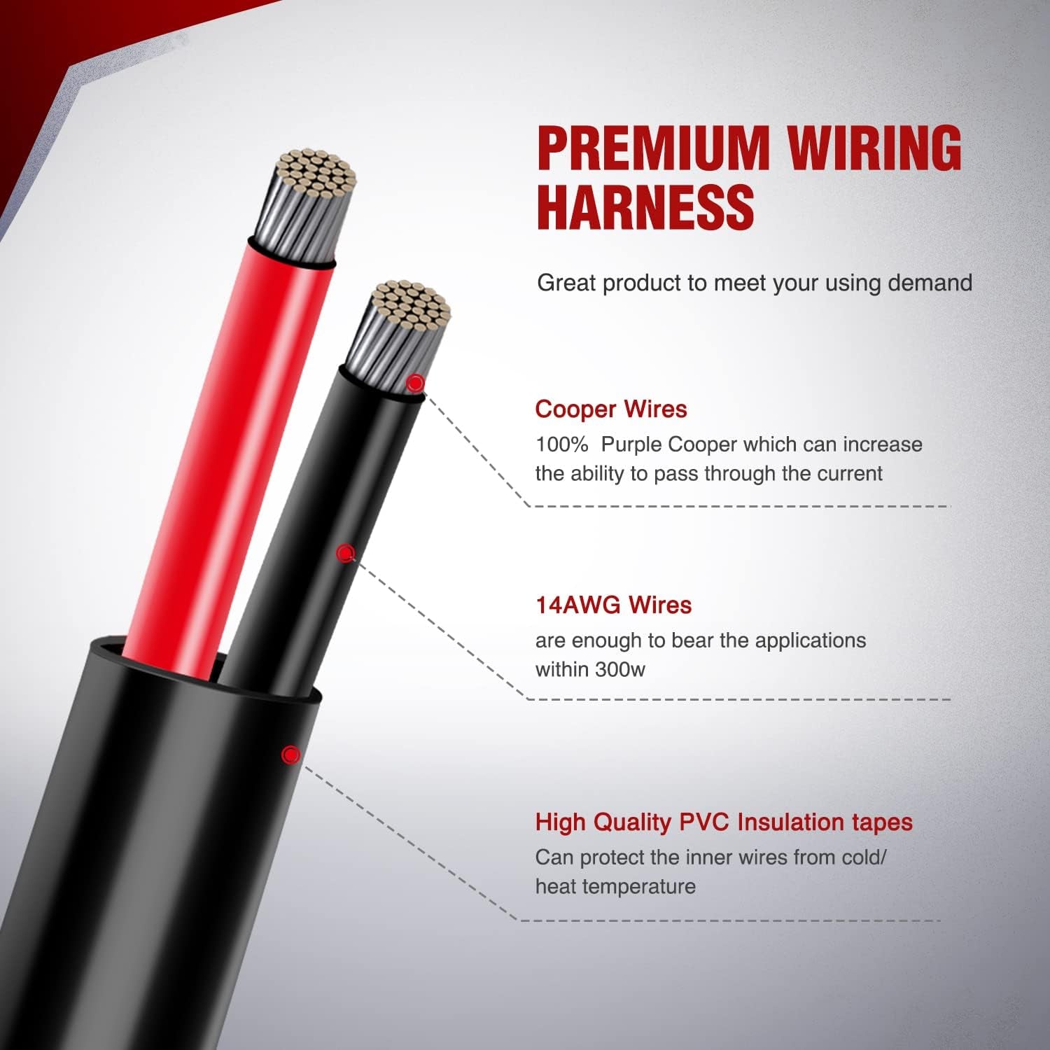 20Inch 288W Triple Row Flood Spot Combo LED Light Bar Waterproof 28800LM off Road Driving Lamp with Wiring Harness for Boat Trucks Pickup Jeep SUV ATV UTV (ZH403)