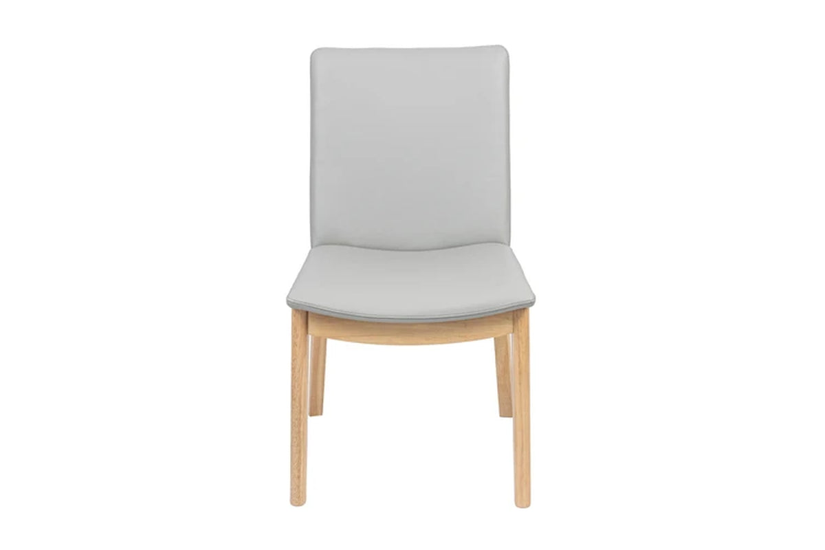 Japandi 9Pc Set Dining Table Chair Pewter Grey