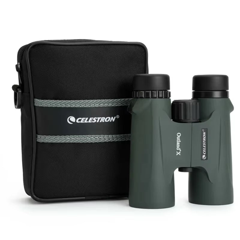 Celestron Outland X 8X42 10X42 Green Binoculars Waterproof & Fogproof Binoculars for Adults Multi-Coated Optics and Bak-4 Prisms