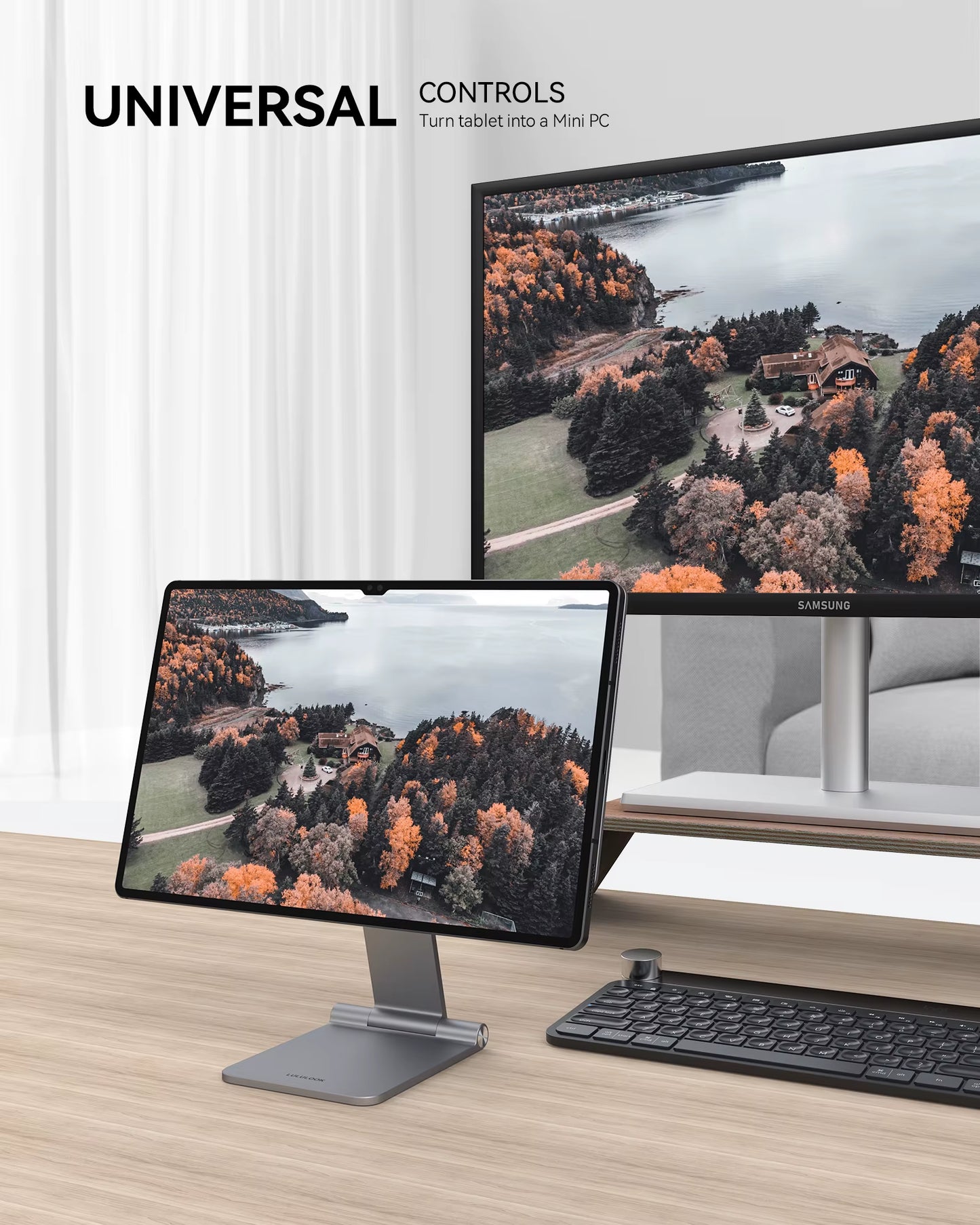 Magnetic Stand for Samsung Galaxy Tab S10/S9/S8 Ultra 14.6 S9/S7/S8 plus S7 FE Foldable Adjustable Desk Holder Bracket