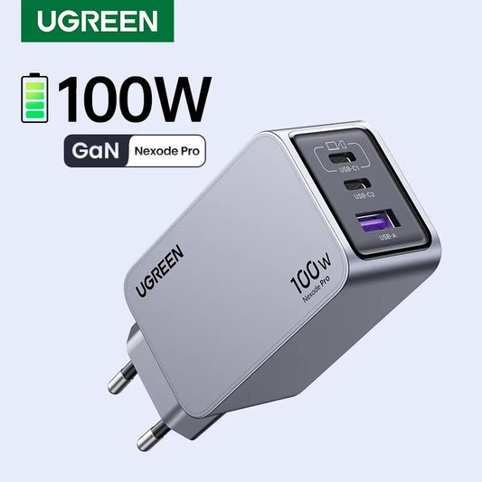 100W Gan Charger USB C Charger QC4.0 3.0 Quick Charge for Macbook Laptop Tablet PD Fast Charger for Iphone 17 16 15 Pro