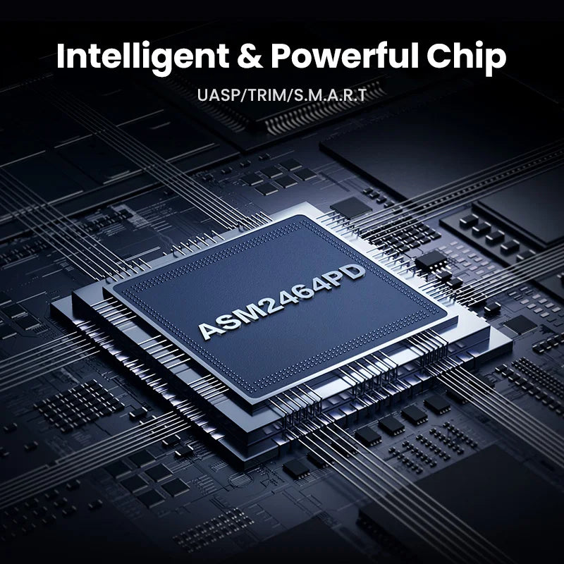 40Gbps M.2 Nvme Enclosure with Cooling Fan Anti-Drop M.2 SSD Case for Macbook M.2 Enclosure for Thunderbolt 3/4//3.2/3.1